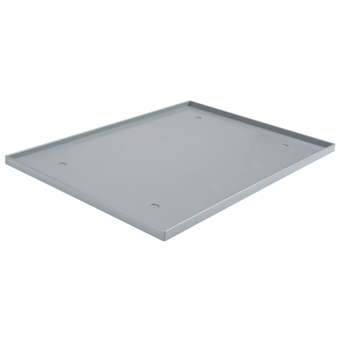 Fond de casier, Convient aux casiers 10" x 18", Gris fonc&eacute;, Plastique Distribution Jean Lapalme