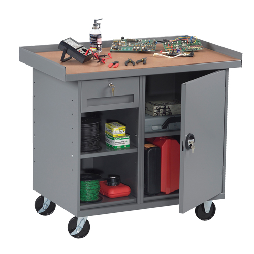 Mobile Workbench Cabinet, Laminate Surface Distribution Jean Lapalme