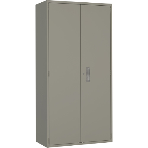 Armoire de rangement Hi-Boy, Acier, 4 Tablettes, 72" h x 36" la x 18" P, Gris Distribution Jean Lapalme