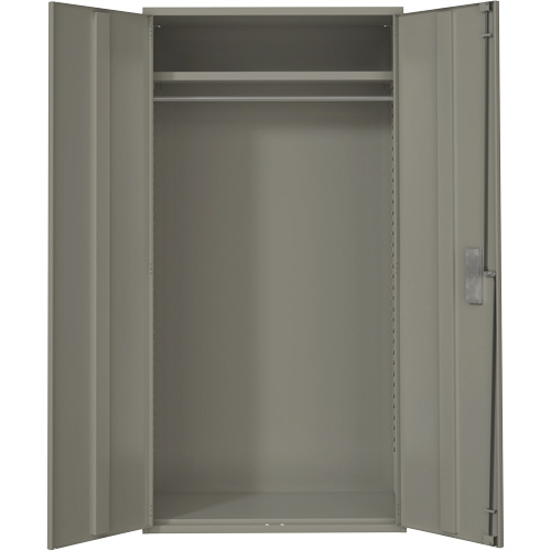 Armoire garde-robe, Acier, 36" la x 18" p x 72" h, Gris Distribution Jean Lapalme