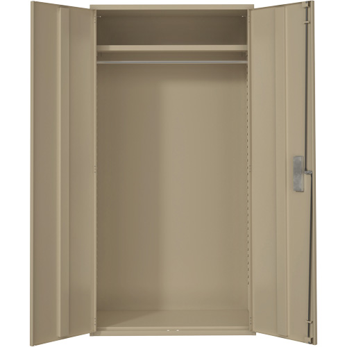 Armoire garde-robe, Acier, 36" la x 18" p x 72" h, Beige Distribution Jean Lapalme