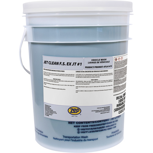 Produit de pr&eacute;nettoyage sans brossage pour v&eacute;hicules Jet Clean, 20 L, Seau Distribution Jean Lapalme