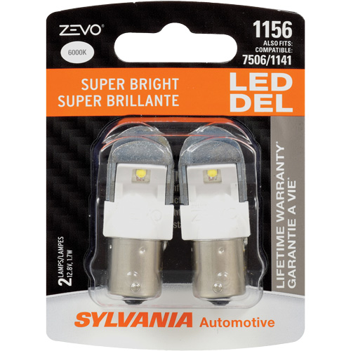 1156 Zevo&reg; Mini Automotive Bulb, LED, 1.7 W, White Distribution Jean Lapalme