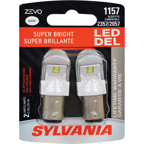 1157 Zevo&reg; Mini Automotive Bulb, LED, 1.7 W, White Distribution Jean Lapalme