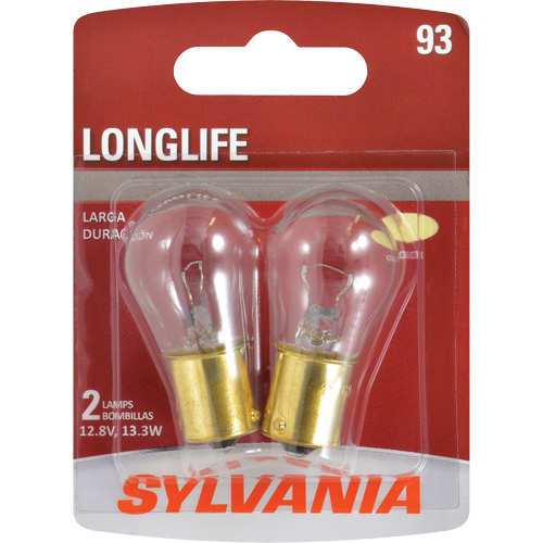 Mini ampoule automobile longue dur&eacute;e mod&egrave;le 93, Incandescente, 13,3 W Distribution Jean Lapalme