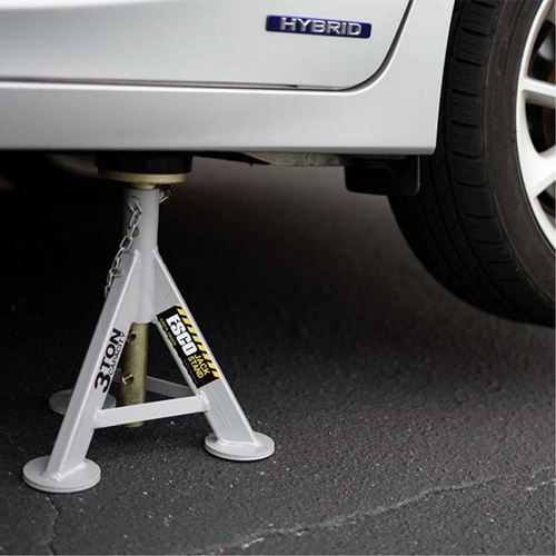 Performance Shorty Low Profile Jack Stands, 3 tons Capacity, 11" - 17" H Distribution Jean Lapalme