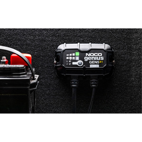 Chargeur de batterie embarqu&eacute; &agrave; 1 sortie de 5 amp&egrave;res Gen5X1 Genius Distribution Jean Lapalme