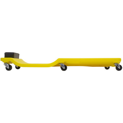 Sommier jaune &agrave; profil bas, en plastique robuste Distribution Jean Lapalme