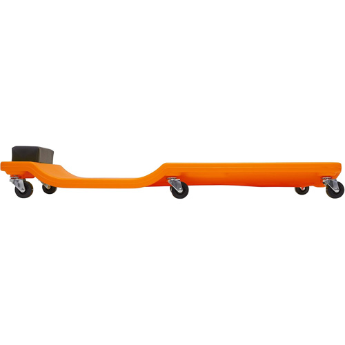 Neon Orange Low Profile Plastic Creeper Distribution Jean Lapalme