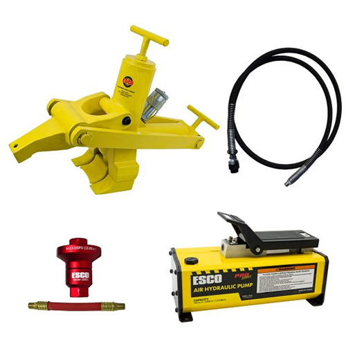Trousse de d&eacute;monte-talons Combi avec pompe &agrave; air hydraulique de 1/2 gal Distribution Jean Lapalme