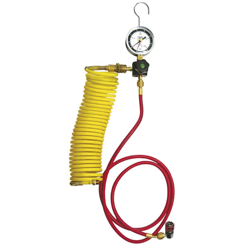Ensemble pour test de fuite dazote pour climatisation automobile avec r&eacute;gulateur Distribution Jean Lapalme