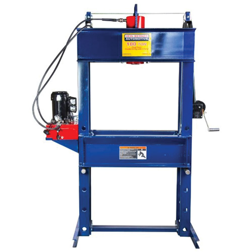 Double Acting Shop Press with Electric Pump, 100 tons Capacity Distribution Jean Lapalme