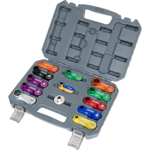 Jeu de d&eacute;connexions &agrave; ressort en aluminium 13 mcx Distribution Jean Lapalme