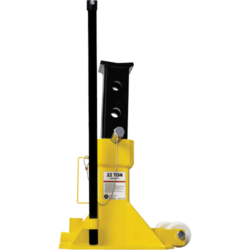 EZ-Wheel Jack Stand, Locking Pin, 22 Tons Capacity, 13-1/2" - 20" H Distribution Jean Lapalme