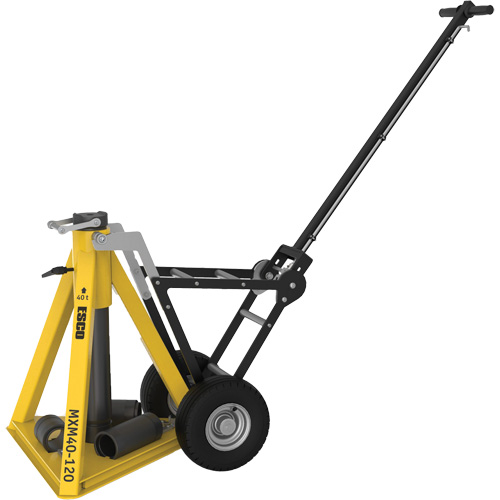 Socle roulant pour transport de cric 44 tonnes Mammut Distribution Jean Lapalme