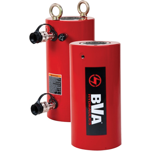 High Tonnage Double Acting Hydraulic Cylinder, 9.84" Stroke, 100 Ton(s) Capacity, 10000 PSI Distribution Jean Lapalme
