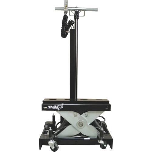 Cric de service de plancher, 12 tonne(s) Capacit&eacute;, 7-1/2" Abaiss&eacute;e, 15-3/4" &eacute;lev&eacute;e, Air comprim&eacute;/hydraulique Distribution Jean Lapalme