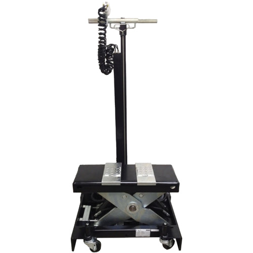 Cric de service de plancher &agrave; profil bas, 12 tonne(s) Capacit&eacute;, 7-1/2" Abaiss&eacute;e, 15" &eacute;lev&eacute;e, Air comprim&eacute;/hydraulique Distribution Jean Lapalme
