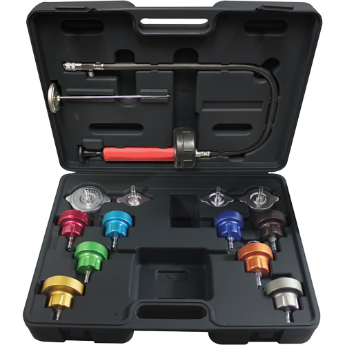 Trousse pour test de pression universel pour syst&egrave;me de refroidissement 14 mcx Distribution Jean Lapalme