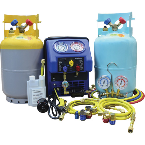 R134A/R1234Yf Complete A/C Recovery Set Distribution Jean Lapalme