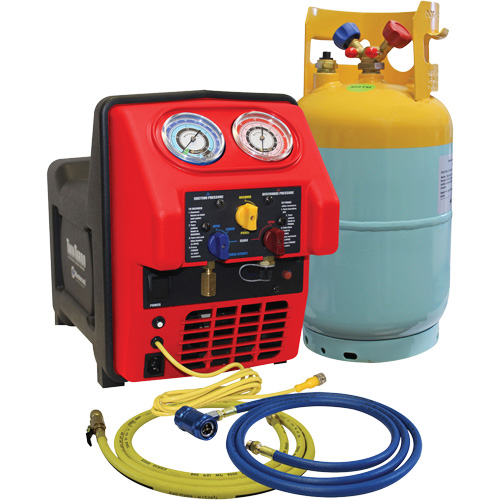 Machine de r&eacute;cup&eacute;ration de r&eacute;frig&eacute;rant sans &eacute;tincelles &agrave; double turbo pour R1234Yf Distribution Jean Lapalme