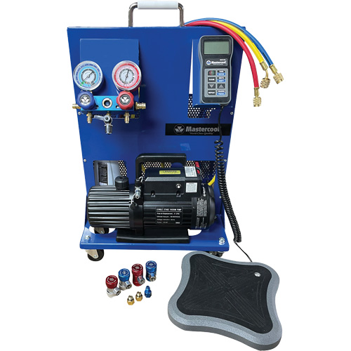 Poste de recharge &eacute;lectronique portable double &agrave; 1 phase R134A/R1234Yf Distribution Jean Lapalme