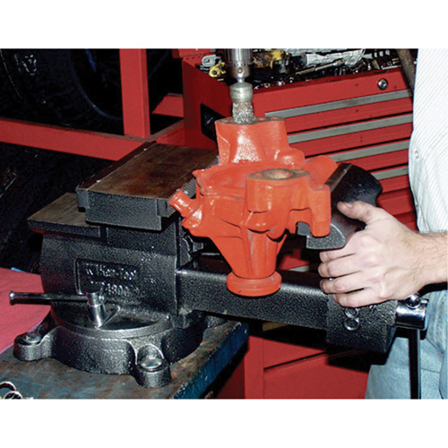 KT4800 Professional Reversible Mechanics Vise, 8" Jaw Width, 4-7/8" Throat Depth, Swivel Base Distribution Jean Lapalme