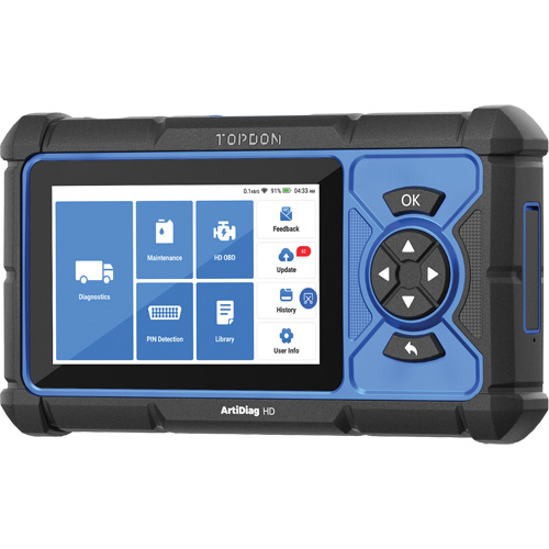 ArtiDiag HD 5" Heavy-Duty Scan Tool with Service Functions Distribution Jean Lapalme