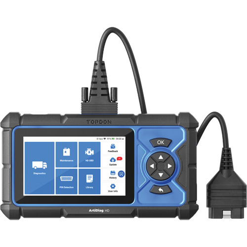 ArtiDiag HD 5" Heavy-Duty Scan Tool with Service Functions Distribution Jean Lapalme