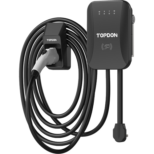 Chargeur r&eacute;sidentiel PulseQ AC pour VE avec mode identification par radiofr&eacute;quence (RFID), 40 A, Niveau 2 CA, Connecteur Type 1 (SAE J1772) Distribution Jean Lapalme