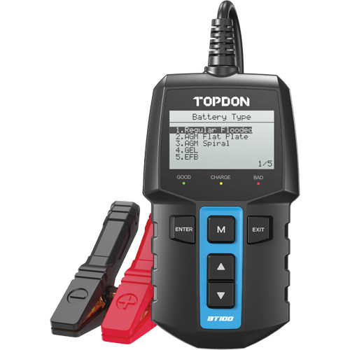 Testeur de batterie 12?V et de syst&egrave;mes BT100 Distribution Jean Lapalme