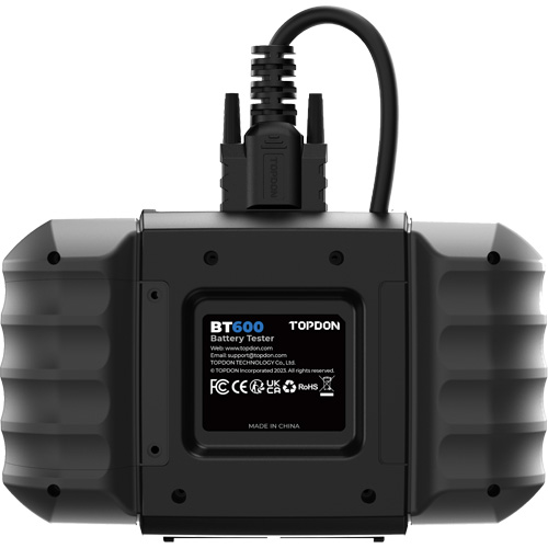 Testeur de batterie 12?V et de syst&egrave;mes 12?V/24?V BT600 avec imprimante int&eacute;gr&eacute;e Distribution Jean Lapalme