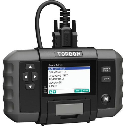 Testeur de batterie 12?V et de syst&egrave;mes 12?V/24?V BT600 avec imprimante int&eacute;gr&eacute;e Distribution Jean Lapalme