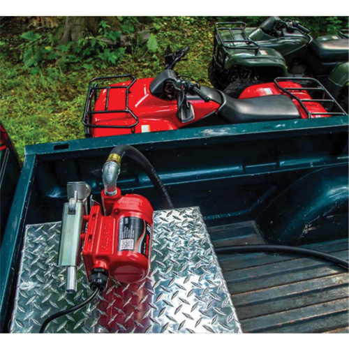 Pompe de transfert de carburant 12 V CC avec pistolet Distribution Jean Lapalme