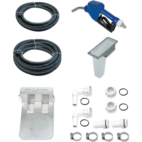 Pompe de transfert de fluide d'&eacute;chappement diesel (DEF) 115 V CA avec support pour cuve GRV et pistolet Distribution Jean Lapalme
