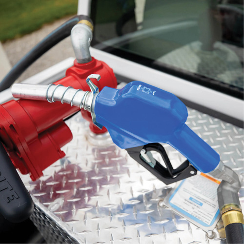 Pistolet automatique temps froid bleu pour diesel Distribution Jean Lapalme
