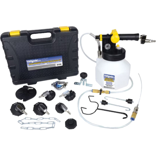 Pressure Brake Bleeder Kit with 7 Adapters Distribution Jean Lapalme