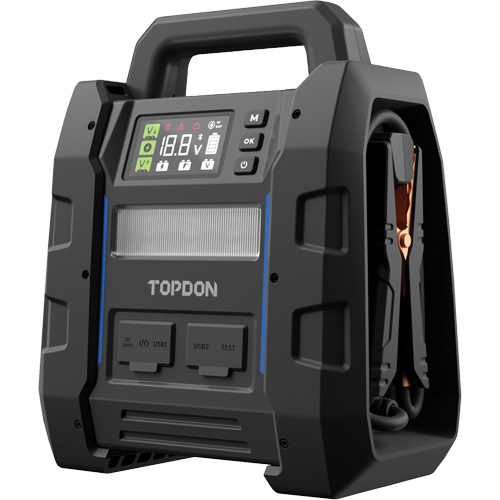 V4500 2-en-1: d&eacute;marreur de secours de 4500 A de pointe, batterie & testeur de syst&egrave;me Distribution Jean Lapalme
