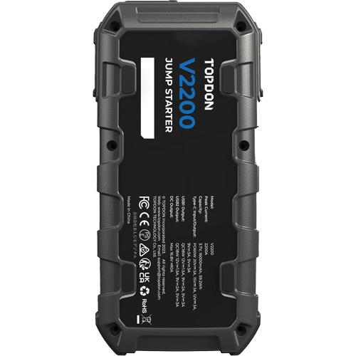 Survolteur, banque d'alimentation et lampe de poche V2200 Distribution Jean Lapalme