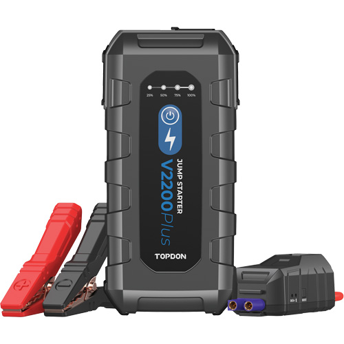 V2200Plus 2-en-1: d&eacute;marreur de secours 2200 A de pointe, testeur de batterie et de syst&egrave;me Distribution Jean Lapalme