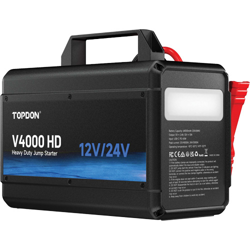 Survolteur V4000 HD 12 V/24 V 4000 A Distribution Jean Lapalme