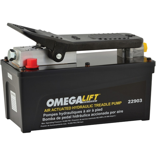 Pompe &agrave; pied pneumatique 10 000 PSI avec r&eacute;servoir de 91,5 po³ Distribution Jean Lapalme
