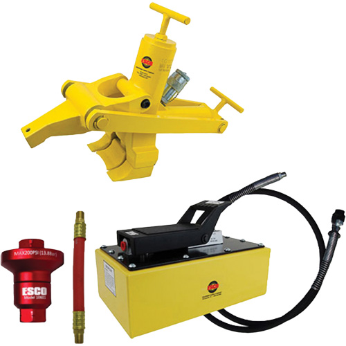 Trousse de d&eacute;monte-talons Combi avec pompe &agrave; air hydraulique de 5 pintes Distribution Jean Lapalme