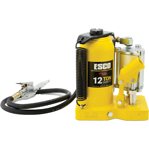 Cric-bouteille de s&eacute;rie Pro, 12 tonne(s), Air comprim&eacute;/hydraulique, 18-1/2" Hauteur &eacute;lev&eacute;e Distribution Jean Lapalme