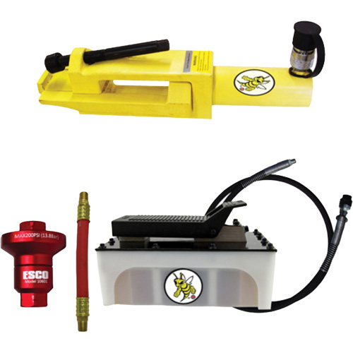 Ensemble de brise-talon pour pneus g&eacute;ants/&eacute;quipement de terrassement Yellow Jackit Distribution Jean Lapalme
