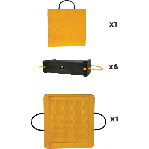 Ensemble de syst&egrave;me de sout&egrave;nement en composite CribLok 8 mcx Distribution Jean Lapalme