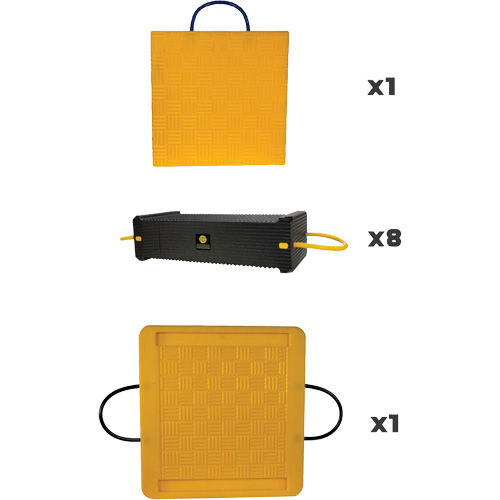 Ensemble de syst&egrave;me de sout&egrave;nement en composite CribLok 10 mcx Distribution Jean Lapalme