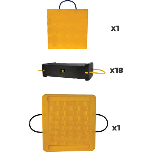 Ensemble de syst&egrave;me de sout&egrave;nement en composite CribLok 20 mcx Distribution Jean Lapalme