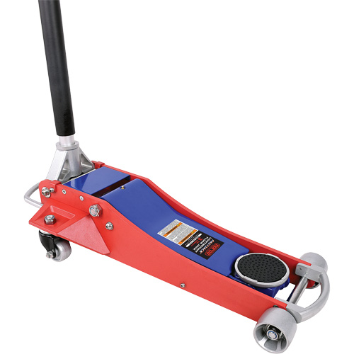 Lightweight Floor Jack, 3 Ton(s) Capacity, 3" Lowered, 19-3/4" Raised, Manual Hydraulic Distribution Jean Lapalme