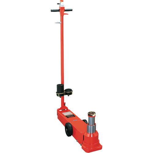 Cric au sol t&eacute;lescopique, 25 tonnes/50 tonne(s), Air comprim&eacute;/hydraulique Distribution Jean Lapalme